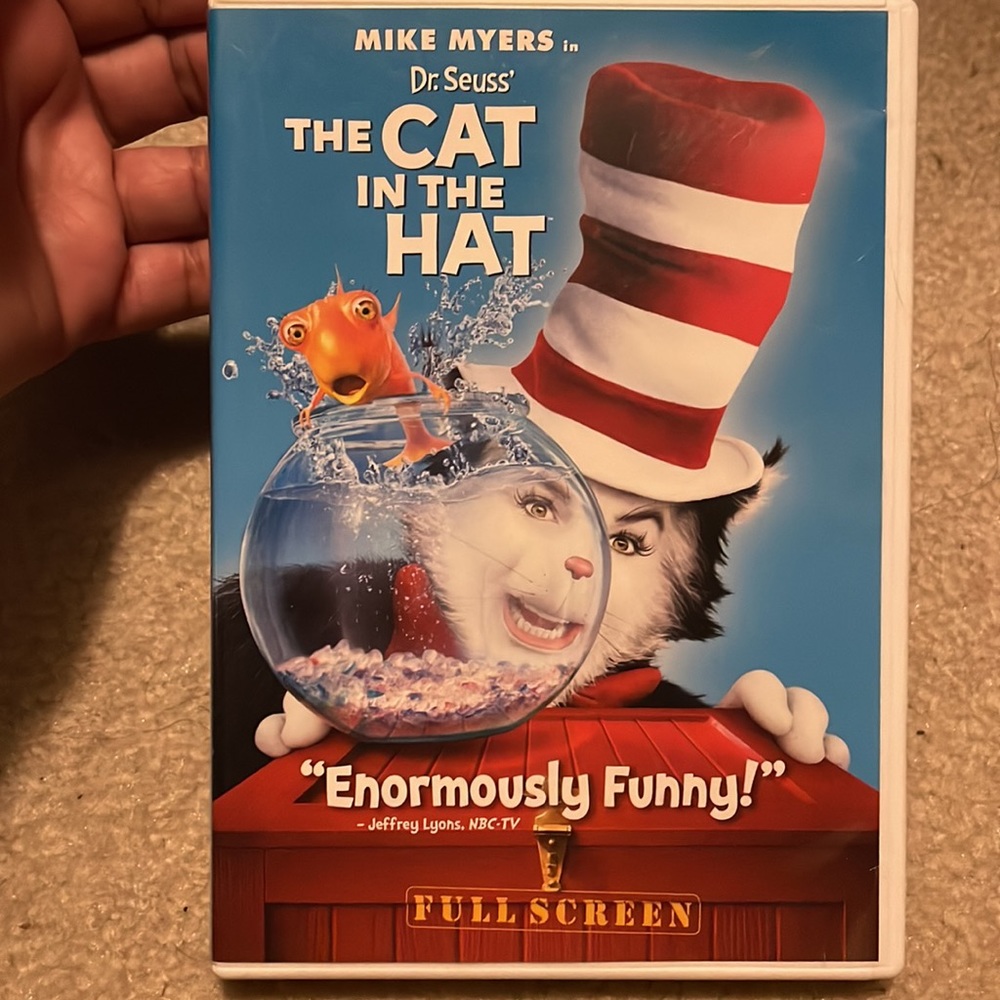 🩷 3/$20 Dr. Seuss…The Cat in the Hat DVD🩷